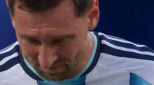 Messi explica choro após fazer três gols na estreia da Argentina: motivado pela doença do pai
