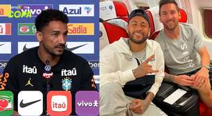 'A gente precisa lidar com a realidade, não questões hipotéticas', diz Danilo ao evitar comparar Neymar a Messi