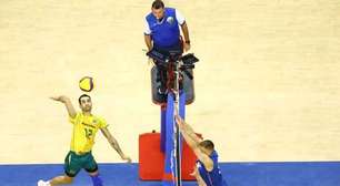 Brasil "desengasga", bate a Sérvia e segue invicto na VNL