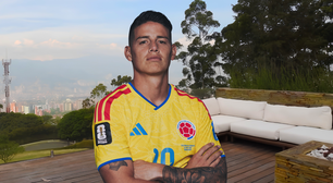 R$ 14,7 milhões, 3.600 m² e campo com 'J10': os detalhes da mansão impressionante que já pertenceu a James Rodríguez, capitão da Colômbia na Copa 2026