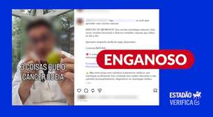 Vídeo engana ao indicar 'shots' matinais para desinflamar intestino e evitar câncer