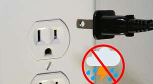 Tirar os eletrônicos da tomada durante tempestades é uma boa ideia, dizem especialistas