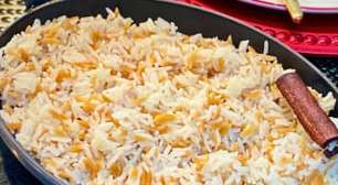 Arroz sírio delicioso e fácil para variar o cardápio