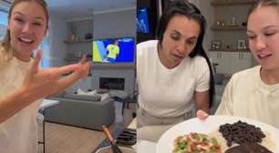 Marta assiste ao jogo do Brasil na Copa ao lado da esposa e momento viraliza