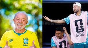 Lula ironiza situação de Neymar e o chama de "primeiro convocado home office do mundo"