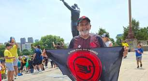 Otimistas, brasileiros invadem a Filadélfia: "O Íbis ganharia de cinco do Haiti"