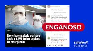 Rio de Janeiro não está em alerta por Ebola; treinamento do Samu fez parte de plano preventivo