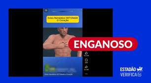 Vídeo exagera ao listar remédios que 'detonam o coração' e omite contexto sobre uso seguro