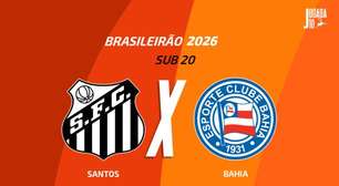 Santos x Bahia (Sub-20): onde assistir, escalações e arbitragem