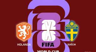 Holanda x Suécia, AO VIVO, com comentários e estatísticas a partir das 13h