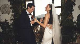 Dua Lipa compartilha primeiras fotos de casamento com Callum Turner; veja o vestido