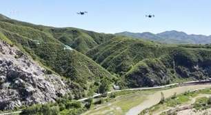 Em feito inédito, Drones transportam até 650 quilos e transformam logística de obra em região montanhosa da China