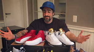 Lançado em 1989, este tênis da Nike com três cores e que leva o nome de um ex-jogador de basquete mudou a vida de Marcos Mion há 37 anos: 'Começaram a me enxergar'