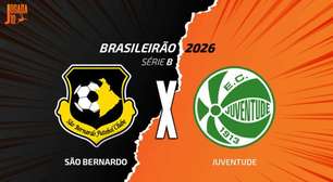 São Bernardo x Juventude: onde assistir, escalações e arbitragem