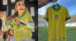 Ivete Sangalo leiloa camisa da Seleção Brasileira para ajudar projeto social; entenda