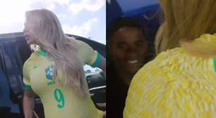 Gabriely Miranda mostra bastidores emocionados da estreia de Endrick na Copa