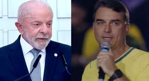 Lula tem 41% e Flávio Bolsonaro 31% das intenções de voto no 1º turno, diz Datafolha