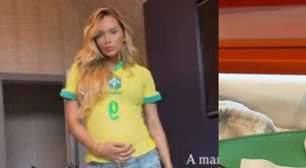Barrigão de 6 meses e bolsa de R$ 135 mil: esposa de Endrick, Gabriely Miranda agita web ao ostentar evolução da 1ª gravidez e puro luxo