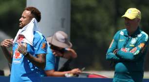 Neymar faz treino com elenco e se aproxima da estreia na Copa do Mundo