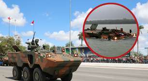 Brasil inventou um fenômeno dos veículos blindados militares: um 6x6 anfíbio que está vendendo como água