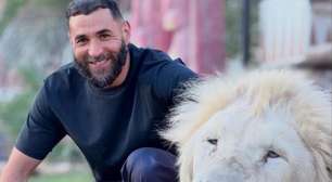 Benzema vira alvo de polêmica após fotos com animais selvagens nas redes sociais