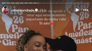 Namorando? Saiba quem é a mulher que recebeu declaração de Rebeca Andrade