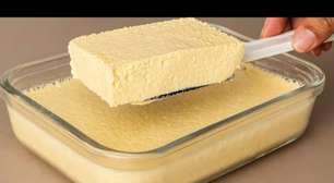 Sobremesa sem leite condensado feita com ingredientes simples, um doce delicioso e bem gelado