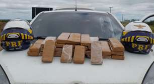 Casal é detido pela PRF com quase 24kg de maconha em carro no Agreste pernambucano