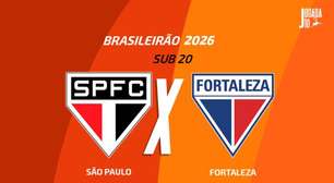 São Paulo x Fortaleza (Sub-20): onde assistir, escalações e arbitragem
