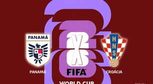 Panamá x Croácia, AO VIVO, com comentários e estatísticas a partir das 19h
