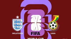 Inglaterra x Gana, AO VIVO, com comentários e estatísticas a partir das 16h