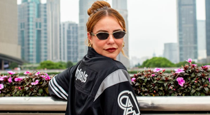 Camisa de tricô do 'Brasil', jaqueta college da Adidas e óculos da Prada de mais de R$ 3,5 mil: um raio-X de Paolla Oliveira em looks estilosos de viagem na China