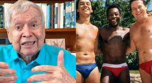 Boni revela foto ao lado de Pelé e Boninho: 'Juntos de tanguinha'