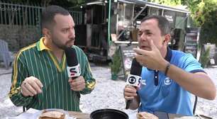 Gil do Vigor não esconde reação ao provar café gringo ao vivo na Globo