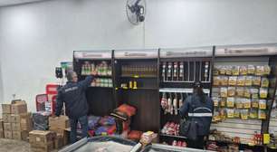 Operação apreende mais de uma tonelada de alimentos impróprios para consumo no RS