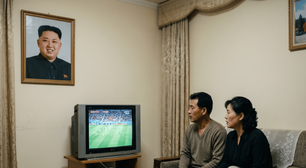 A TV estatal da Coreia do Norte exibiu a Copa do Mundo, mas há um detalhe bizarro nessa transmissão