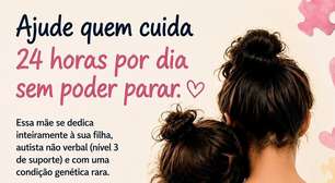 A luta diária de uma mãe e sua filha autista por ajuda financeira para tratamento médico