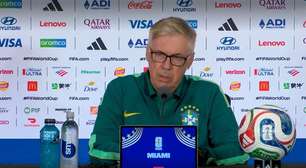 Ancelotti adverte sobre partida desta quarta-feira: 'O jogo contra a Escócia será mais difícil do que contra Haiti'