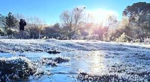 Serra Catarinense tem recorde de frio com -9,1ºC nesta quarta-feira