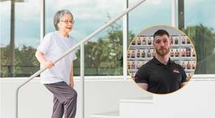 Steve Chambers, personal trainer: "Se existe um exercício com peso corporal essencial para pessoas com mais de 60 anos, é subir degraus, porque ele tem aplicação direta na vida cotidiana"