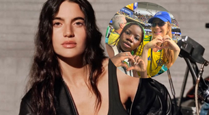 31 anos, natural de Santos e responsável por 'surto' de alegria de Títi, filha de Gio Ewbank: quem é a modelo brasileira que estrela nova campanha mundial da Calvin Klein ao lado de vocalista do BTS