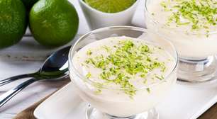 Mousse de limão fit com leite em pó: sobremesa cremosa, refrescante e fácil de preparar
