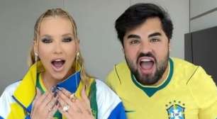 Lucas Guedez volta ao Brasil e deixa quadro com Virginia no 'Domingão'