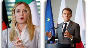 Após divergências, Macron e Meloni buscam reaproximação em cúpula bilateral inédita