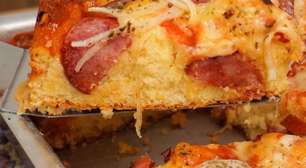 Torta de liquidificador fácil e rápida que é só misturar os ingredientes para ter um lanche incrível