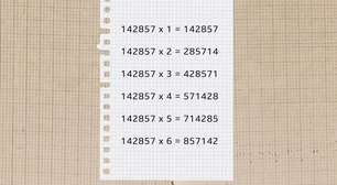 142857: o que esse número tem de especial e por que intriga matemáticos