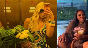 Voltaram? Virgínia comemora por Vini Jr., aparece com a mãe dele e ganha (mais!) flores após jogo do Brasil na Copa 2026