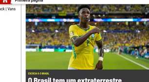 Imprensa internacional exalta vitória do Brasil e atuação de Vini Jr: "Extraterrestre"