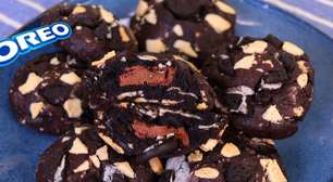Cookie de Oreo com Nutella crocante por fora e macio por dentro, para a alegria da criançada