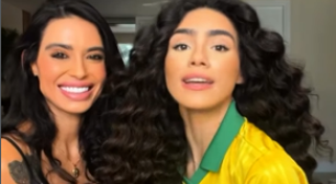 Quem é a ex-bailarina do Faustão noiva de Alline Calandrini, comentarista da Globo?